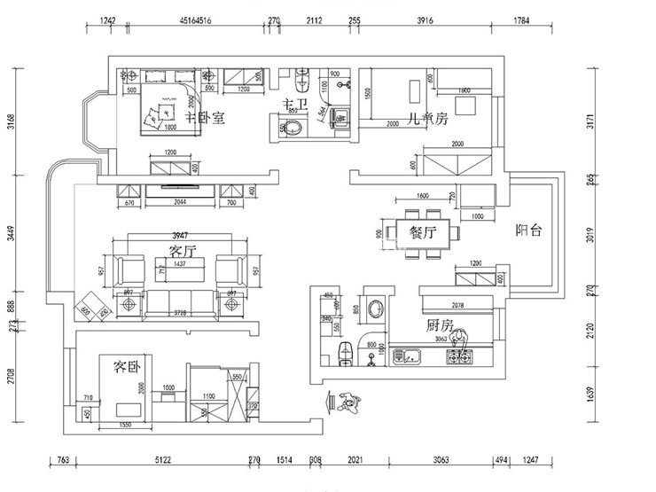 博世苑-145平-简美风格-户型图.jpg