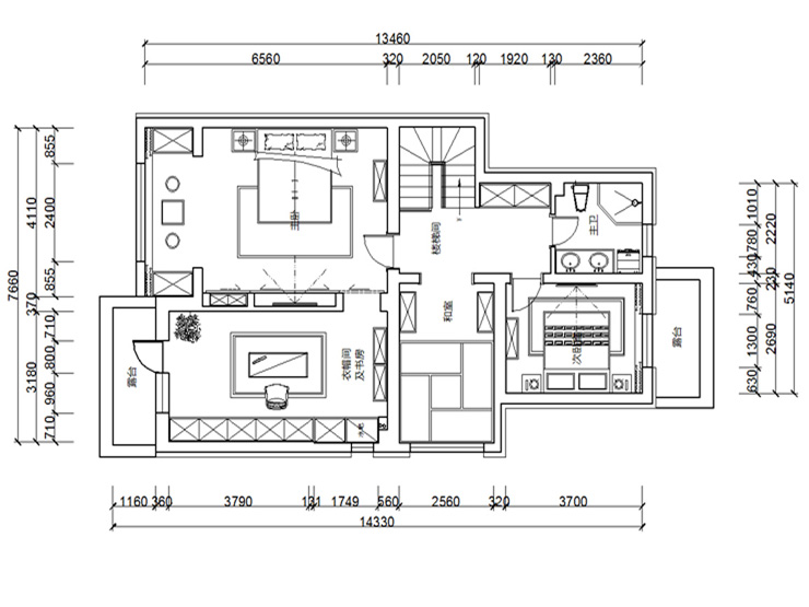 城建逸品假日-396平-中式风格-平面图1.jpg