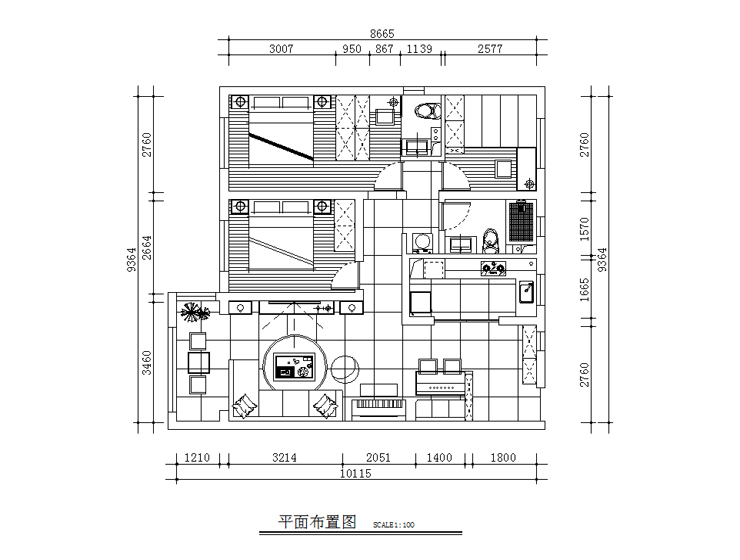 和平之门-113平-现代风格-平面图.jpg