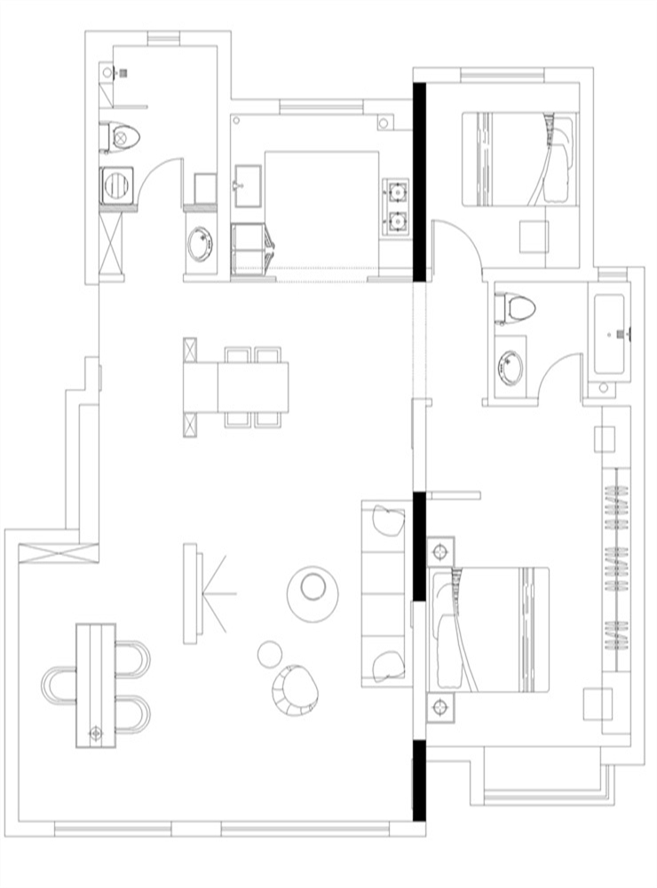 龙湖双珑原著 -129平 -现代风格-户型图.jpg